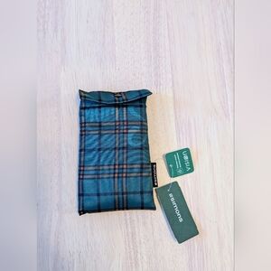 Simons Blue Plaid Glasses Case